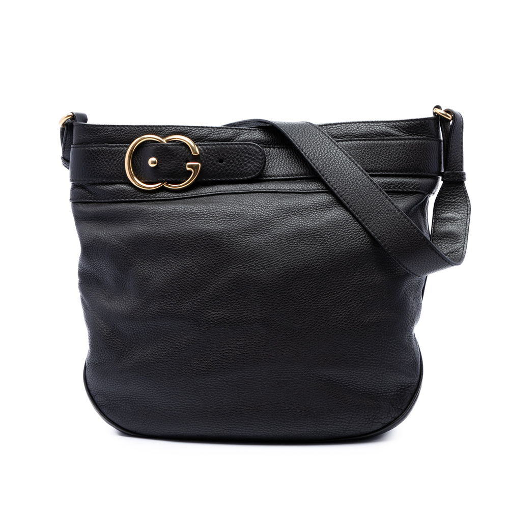 Pre-Loved Gucci Large Calfskin Ride Shoulder Bag
